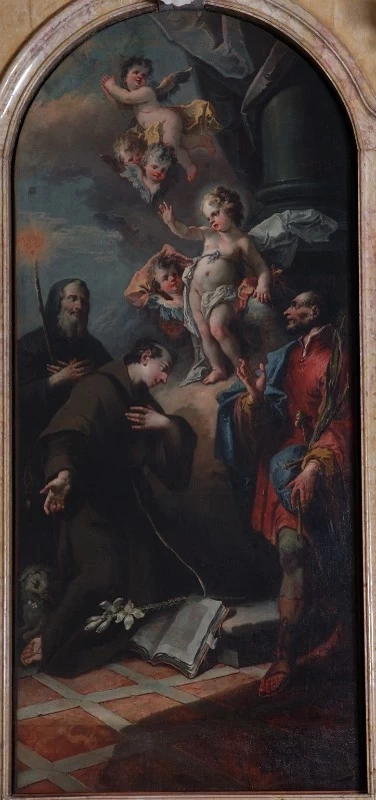 Sant'Antonio di Padova adora Gesù Bambino